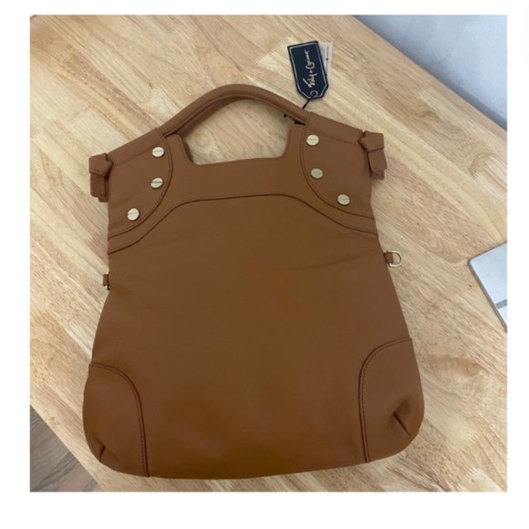 Foley + Corinna Leather & Suede Patchwork Lady Tote (Multi Color Neutral) - Picture 3 of 6